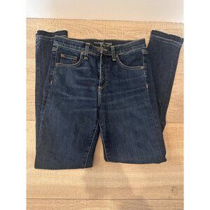 Veronica Beard Womens Blue Solid Stretch High Rise Kate 10" Skinny Jeans Size 25